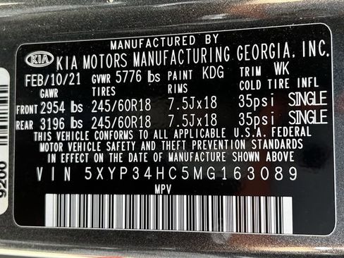 Used 2021 Kia Telluride EX w/ Towing Package image 13