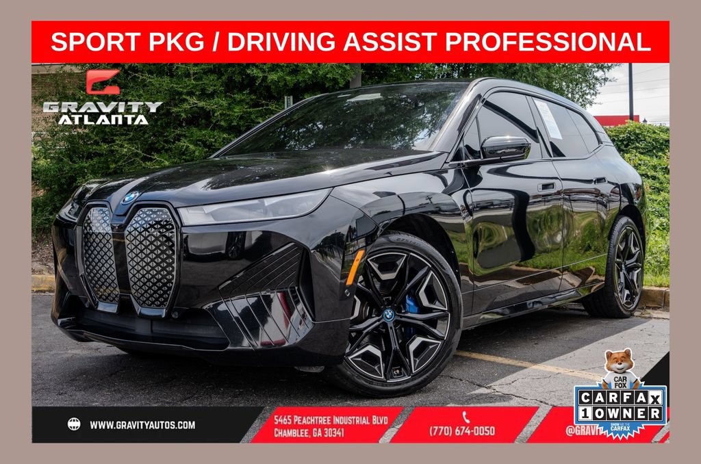 Used 2024 BMW iX xDrive50 w/ Sport Package AWD/4WD image 1