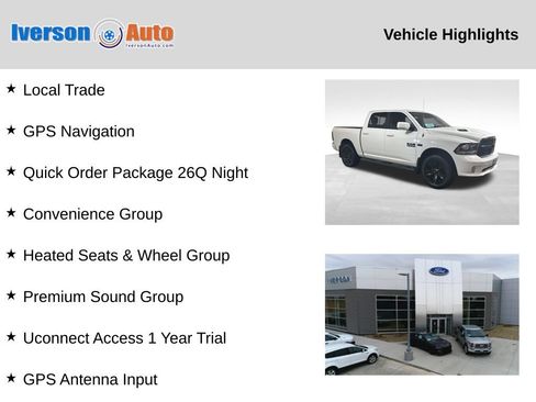 Used 2017 RAM 1500 Sport w/ Convenience Group AWD/4WD image 2