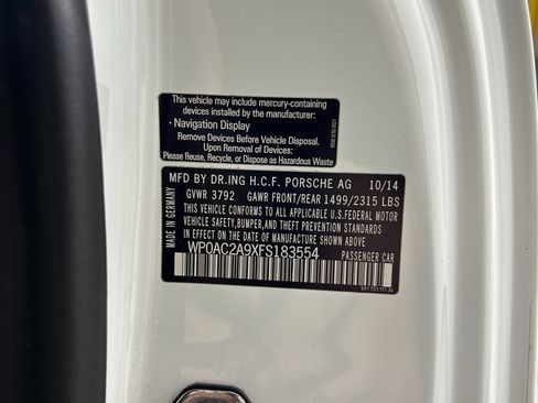 Certified 2015 Porsche 911 GT3 RWD image 31