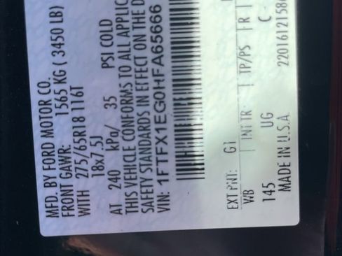 Used 2017 Ford F150 XLT w/ Equipment Group 302A Luxury image 9