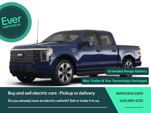 Used 2023 Ford F150 Lightning Platinum AWD/4WD image 1