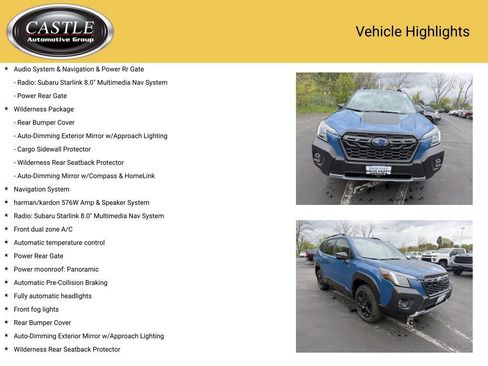 Used 2022 Subaru Forester Wilderness w/ Wilderness Package AWD/4WD image 4