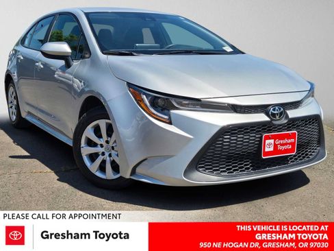 Certified 2020 Toyota Corolla LE FWD image 1