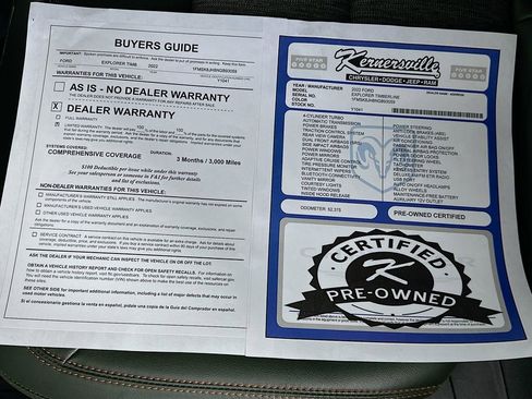 Used 2022 Ford Explorer Timberline AWD/4WD image 37