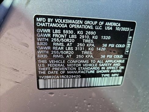 Used 2024 Volkswagen Atlas SEL AWD/4WD image 21