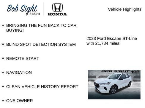 Used 2023 Ford Escape ST-Line w/ Tech Pack #1 image 3