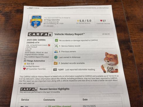 Used 2025 GMC Sierra 2500 AT4 image 47