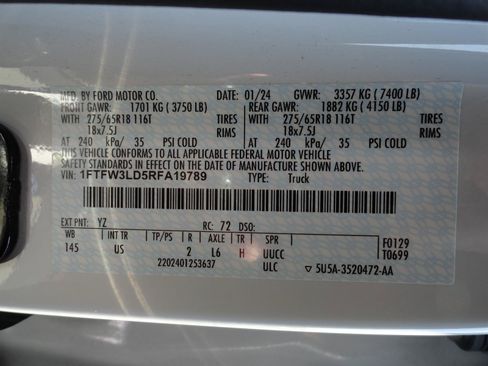 Certified 2024 Ford F150 XLT w/ Mobile Office Package AWD/4WD image 23