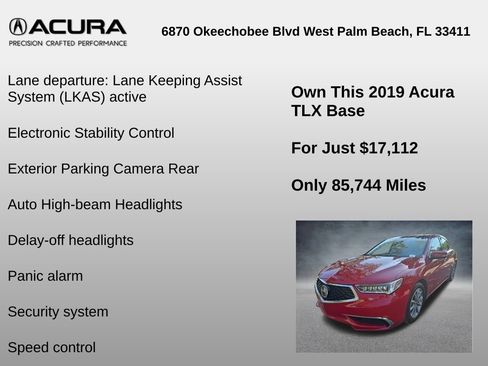 Used 2019 Acura TLX image 29