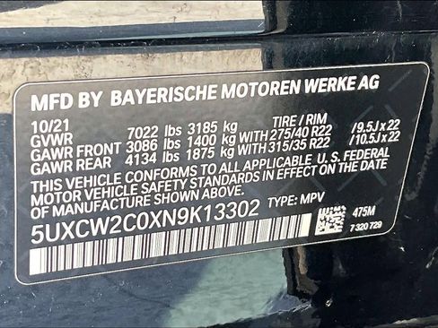 Used 2022 BMW X7 xDrive40i w/ Premium Package AWD/4WD image 32