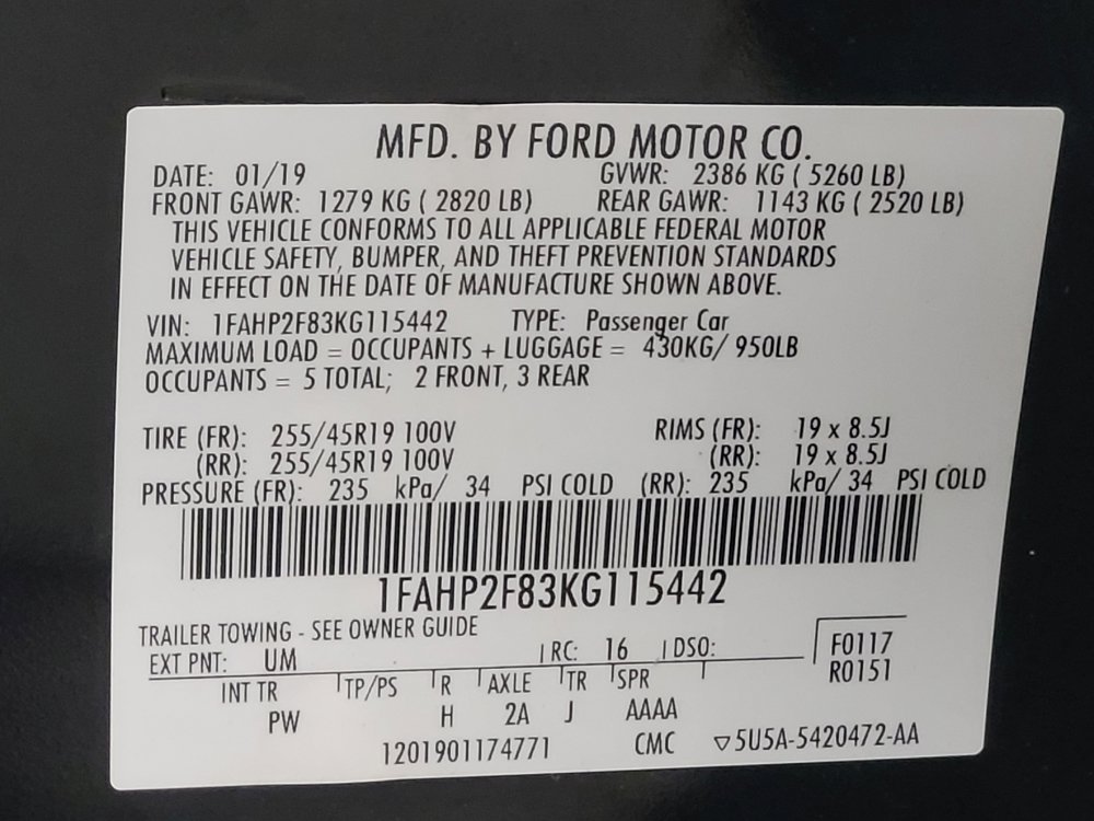Used 2019 Ford Taurus Limited FWD image 33