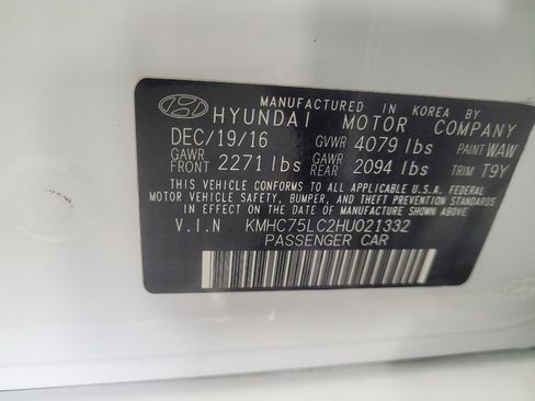 Used 2017 Hyundai Ioniq SEL w/ Tech Package 02 FWD image 33
