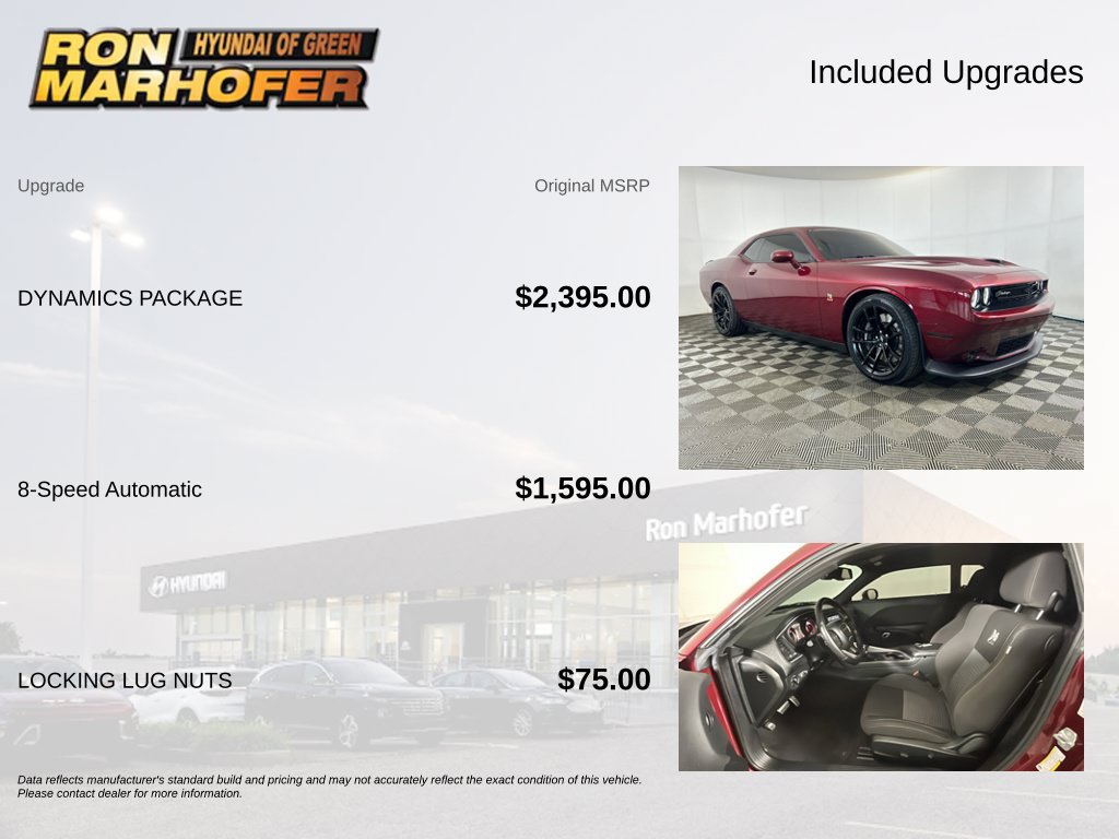 Used 2021 Dodge Challenger R/T Scat Pack w/ Dynamics Package RWD image 6