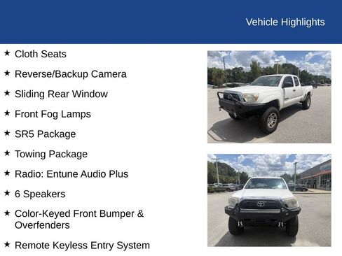 Used 2015 Toyota Tacoma 4x4 Access Cab V6 w/ SR5 Package image 7