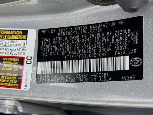 Certified 2020 Toyota Avalon TRD FWD image 35