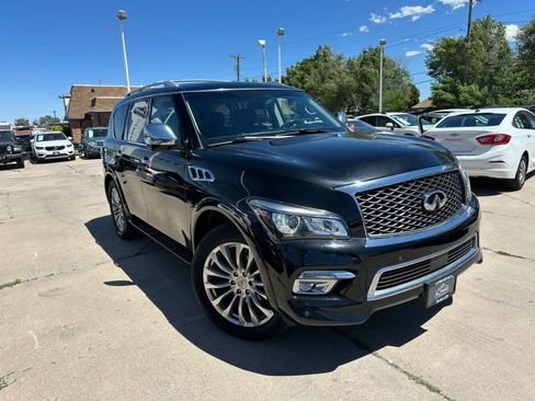 Used 2016 INFINITI QX80 4WD w/ Deluxe Technology Package image 1
