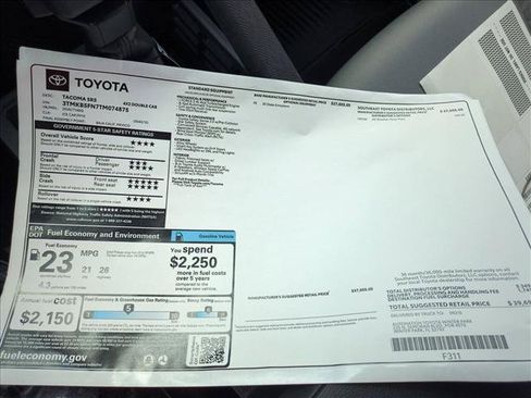 New 2026 Toyota Tacoma SR5 RWD image 17
