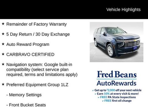 Certified 2025 Chevrolet Tahoe Premier AWD/4WD image 5