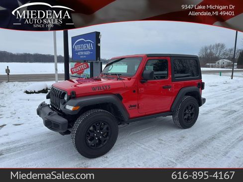 Used 2021 Jeep Wrangler Sport image 1