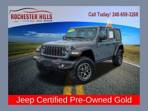 Certified 2026 Jeep Wrangler Unlimited Rubicon AWD/4WD image 1