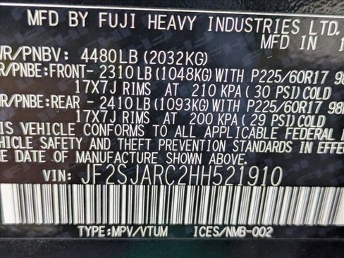 Used 2017 Subaru Forester 2.5i Limited image 24