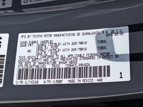 New 2026 Toyota Tacoma 4x4 Double Cab Hybrid image 17