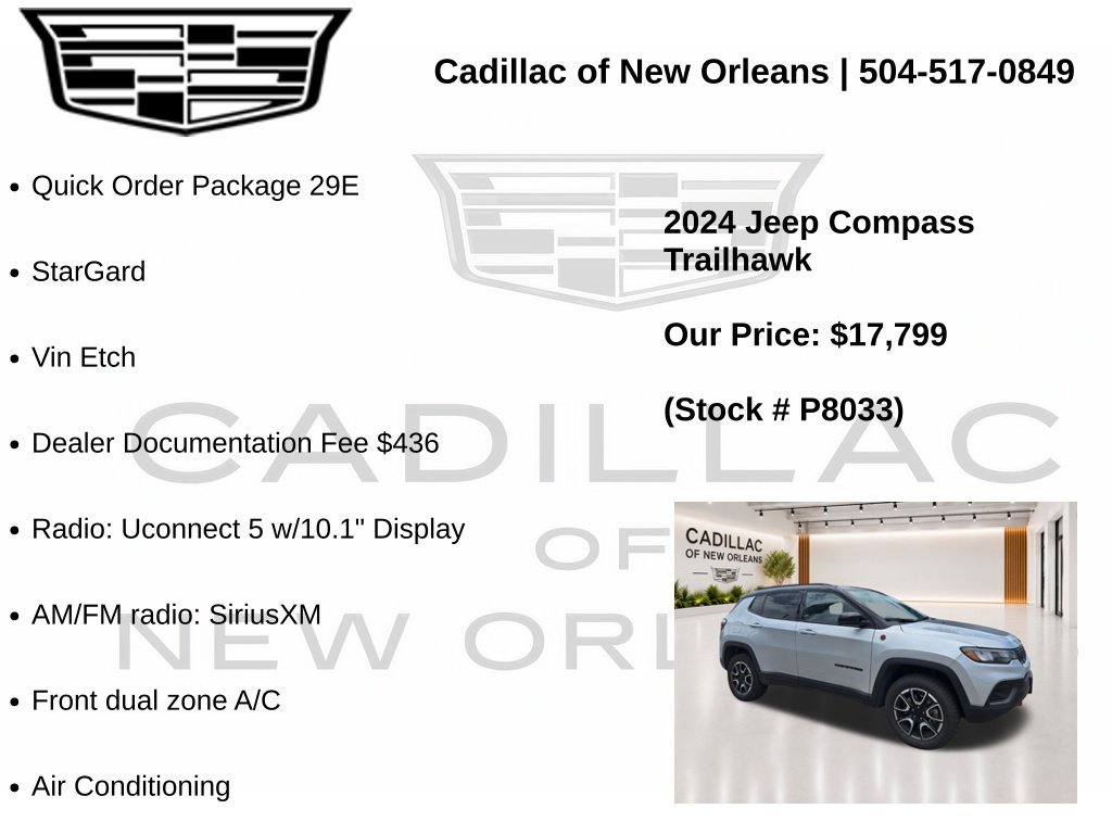 Used 2024 Jeep Compass Trailhawk AWD/4WD image 7