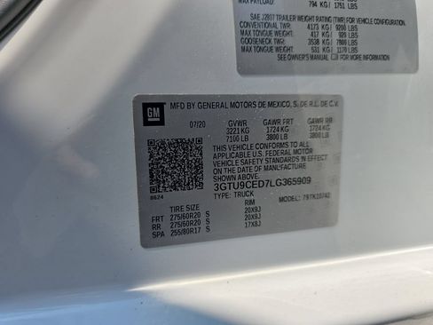 Used 2020 GMC Sierra 1500 Elevation w/ Elevation Value Package AWD/4WD image 36
