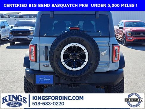 Certified 2021 Ford Bronco Big Bend w/ Sasquatch Package image 4
