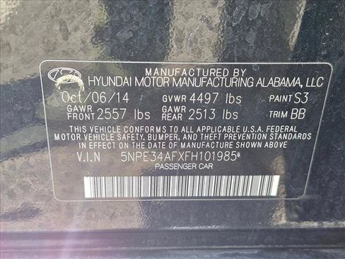 Used 2015 Hyundai Sonata Limited FWD image 23