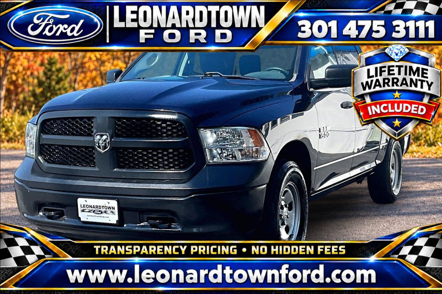 Used 2018 RAM 1500 Tradesman w/ Protection Group AWD/4WD image 1