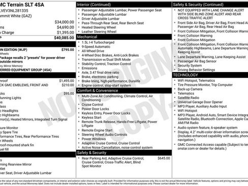 Used 2022 GMC Terrain SLT w/ Elevation Edition AWD/4WD image 2