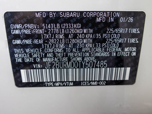 New 2026 Subaru Outback Wilderness AWD/4WD image 48