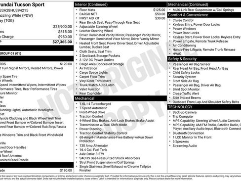 Used 2017 Hyundai Tucson Sport FWD image 21
