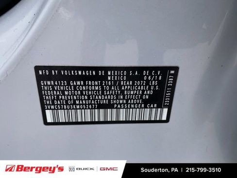 Used 2019 Volkswagen Jetta S w/ Driver Assistance Package image 37