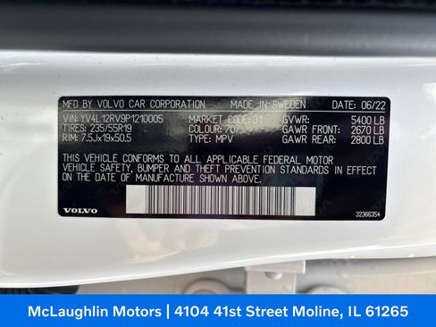 Used 2023 Volvo XC60 B5 Core image 34