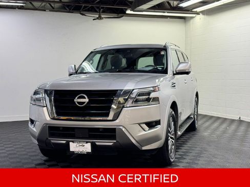 Certified 2024 Nissan Armada SL w/ Captain's Chairs Package AWD/4WD image 1