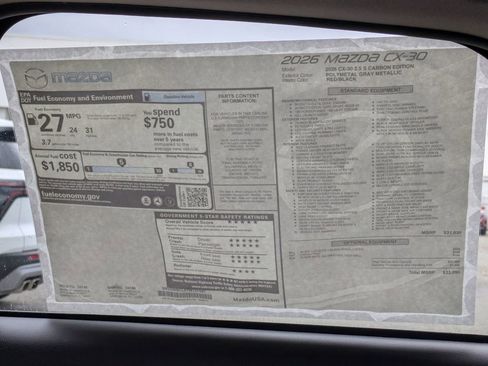 New 2026 MAZDA CX-30 AWD 2.5 S image 32