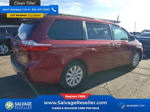 Used 2015 Toyota Sienna XLE w/ XLE Navigation Package AWD/4WD image 4