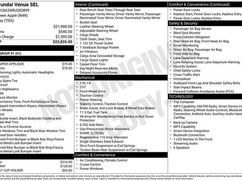 Certified 2024 Hyundai Venue SEL FWD image 28