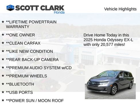 Used 2025 Honda Odyssey EX-L image 11