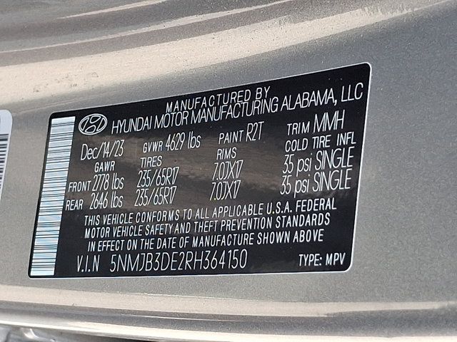 Certified 2024 Hyundai Tucson SEL FWD image 27