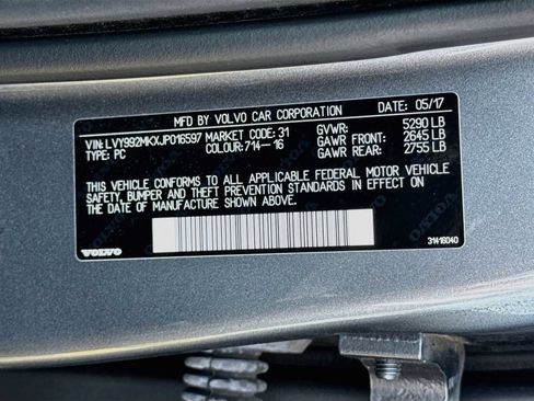 Used 2018 Volvo S90 T6 Momentum w/ Convenience Package AWD/4WD image 37