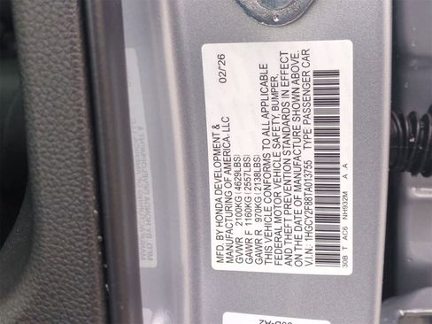 New 2026 Honda Accord Touring image 38