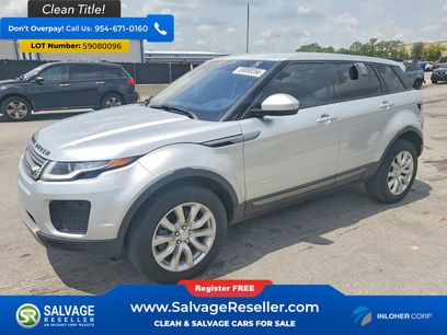 Used 2018 Land Rover Range Rover Evoque SE