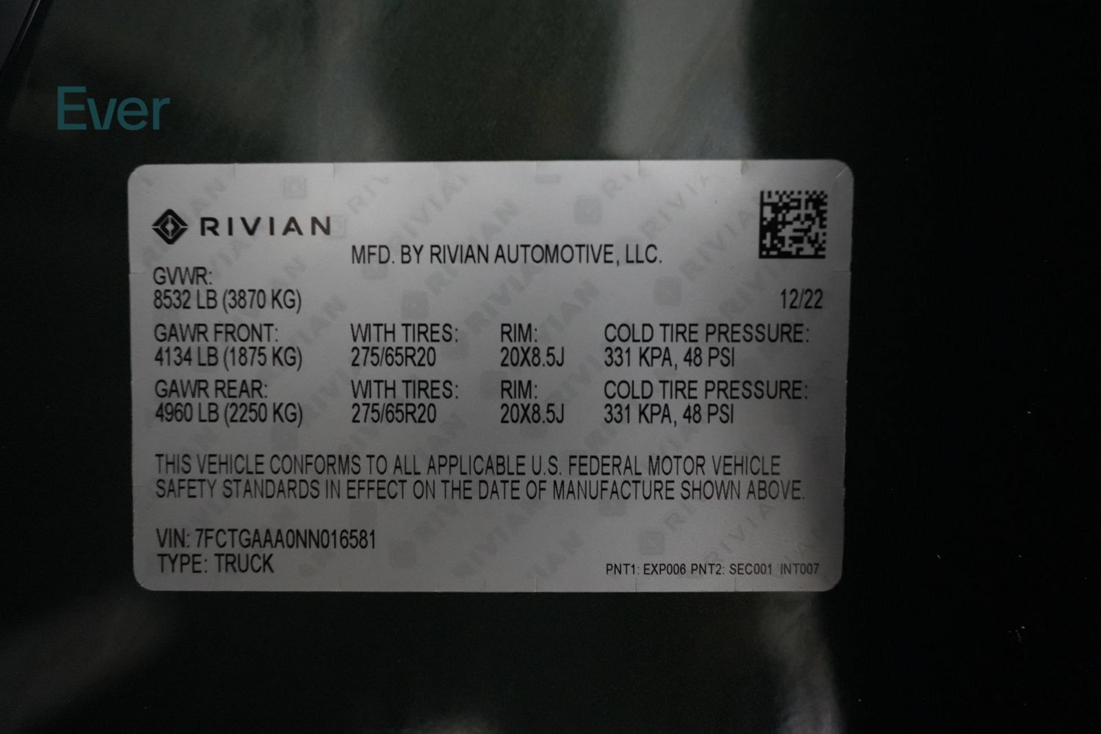 Used 2022 Rivian R1T Adventure AWD/4WD image 30