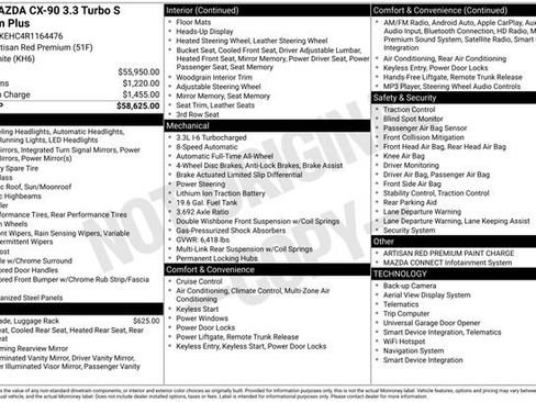 Used 2024 MAZDA CX-90 3.3 Turbo S w/ Premium Plus image 10