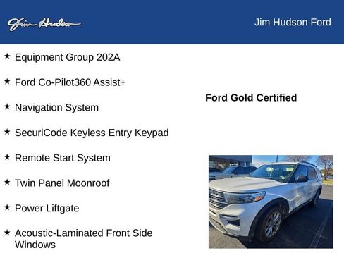 Used 2024 Ford Explorer XLT w/ Equipment Group 202A image 9