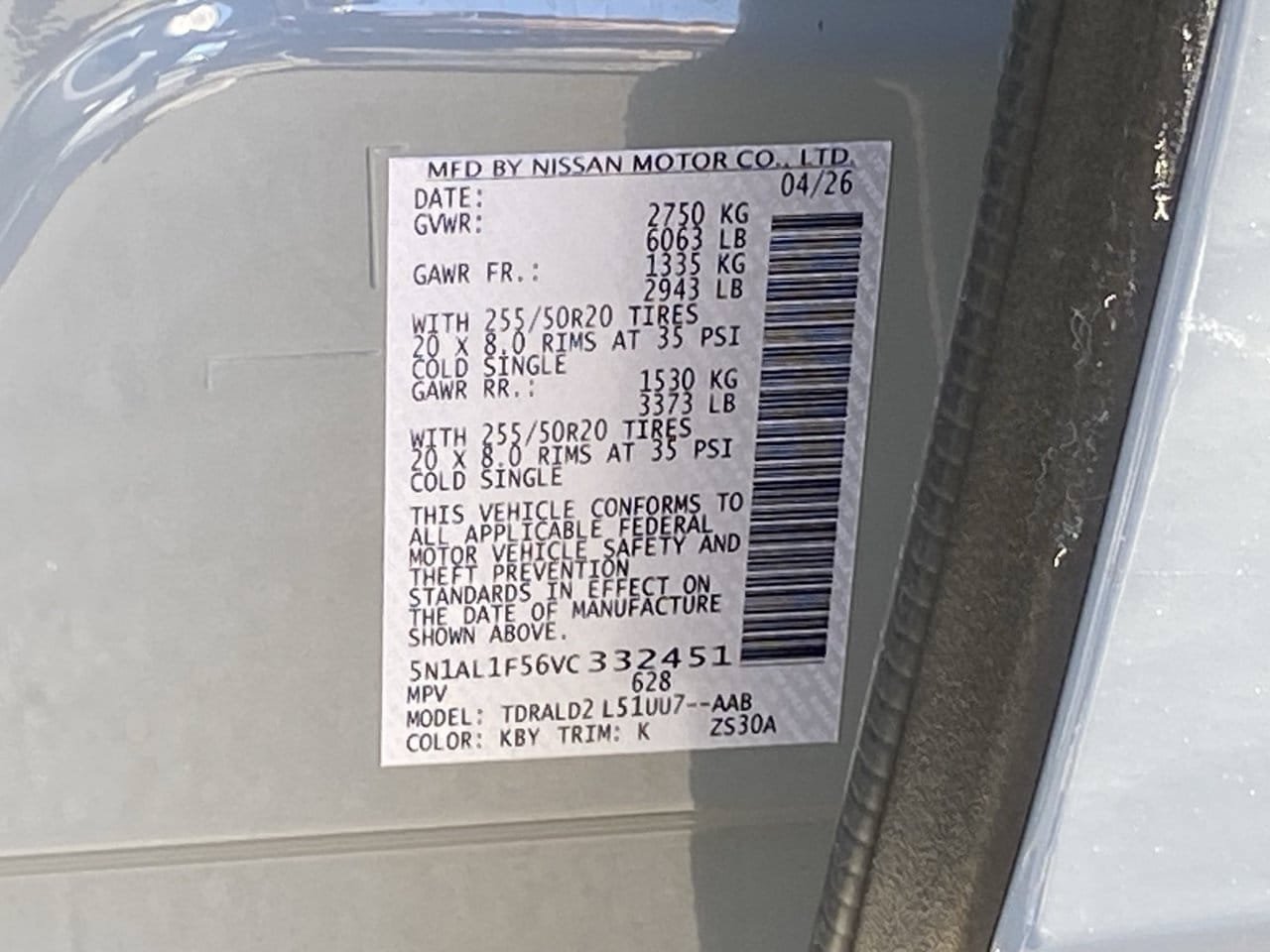 Certified 2027 INFINITI QX60 Luxe w/ Cargo Package FWD image 39